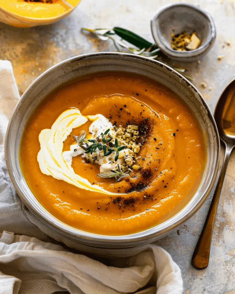 Spiced Butternut Squash Soup