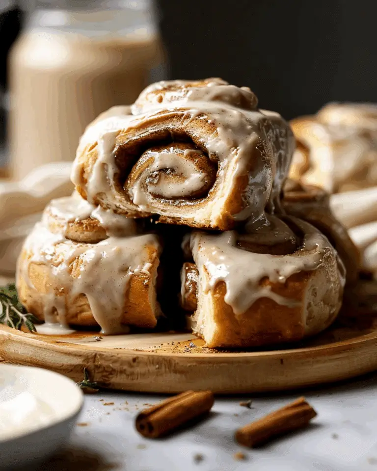 Vegan Chai Latte Cinnamon Rolls