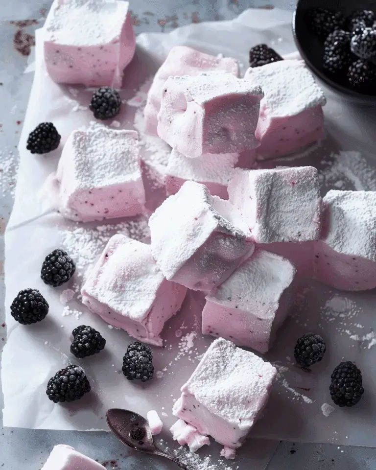 Blackberry Marshmallows