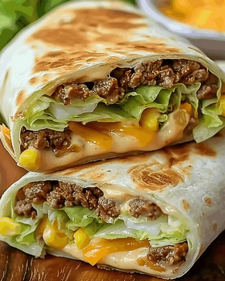 Homemade Big Mac Snack Wrap – Easy Dinner Idea