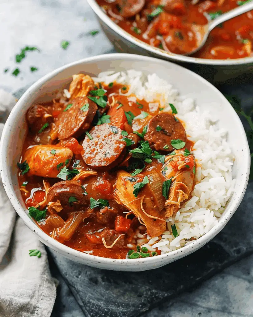 Instant Pot Creole Chicken and Sausage