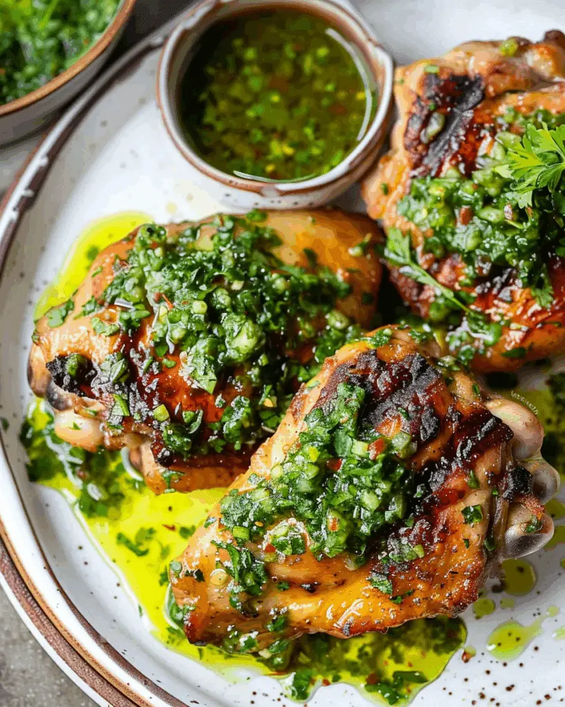 Chimichurri Chicken Thighs