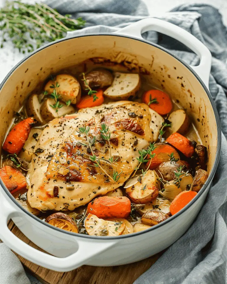 Dutch Oven Chicken Breast and Vegetables