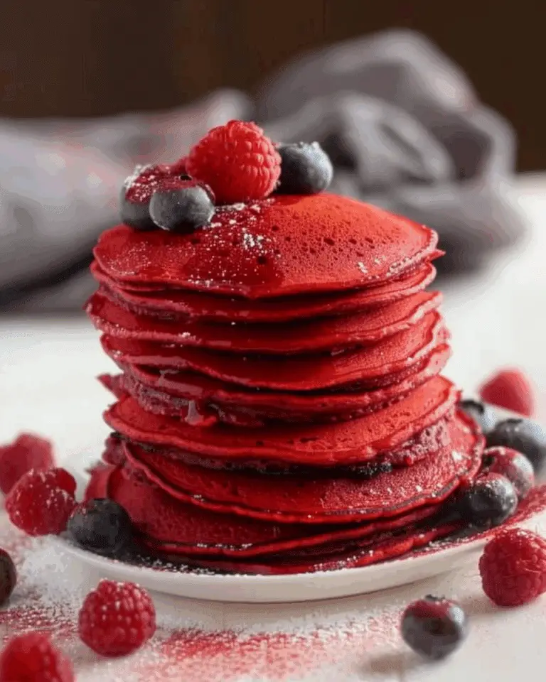Easy Red Pancakes