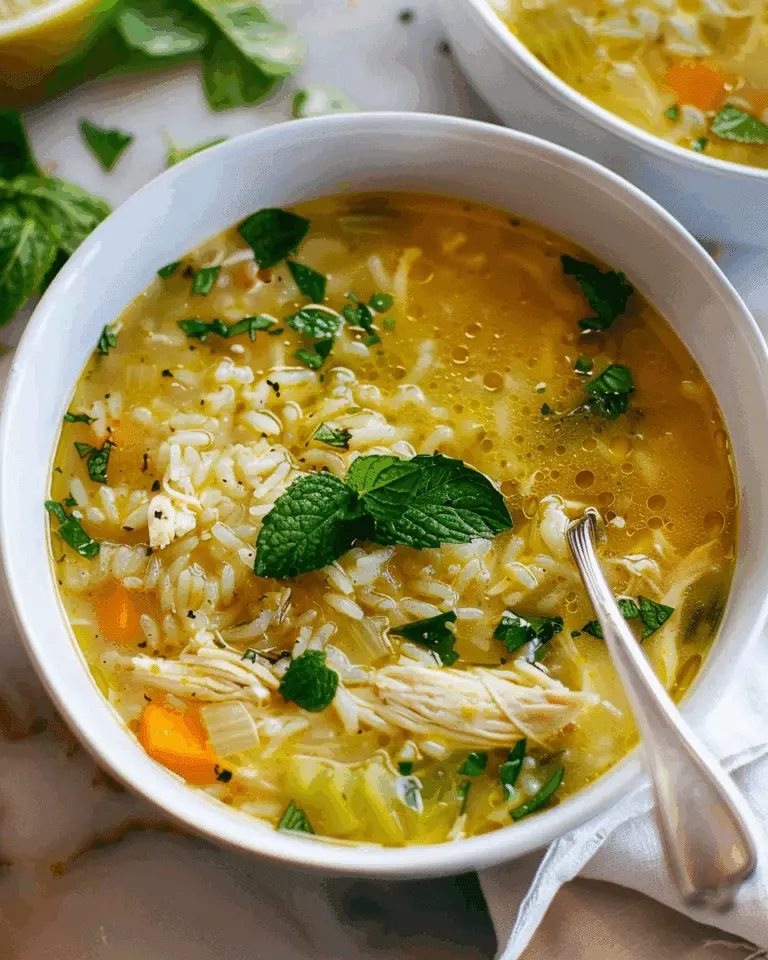 Healing Chicken and Rice Soup