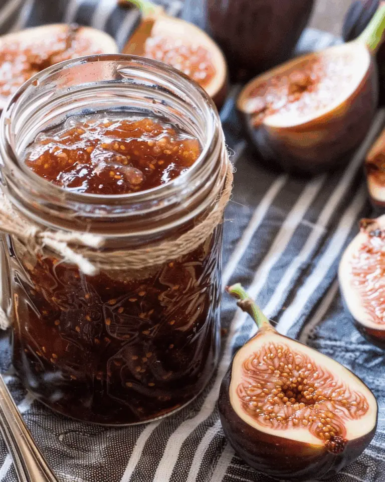 Spiced Fig Jam for Canning