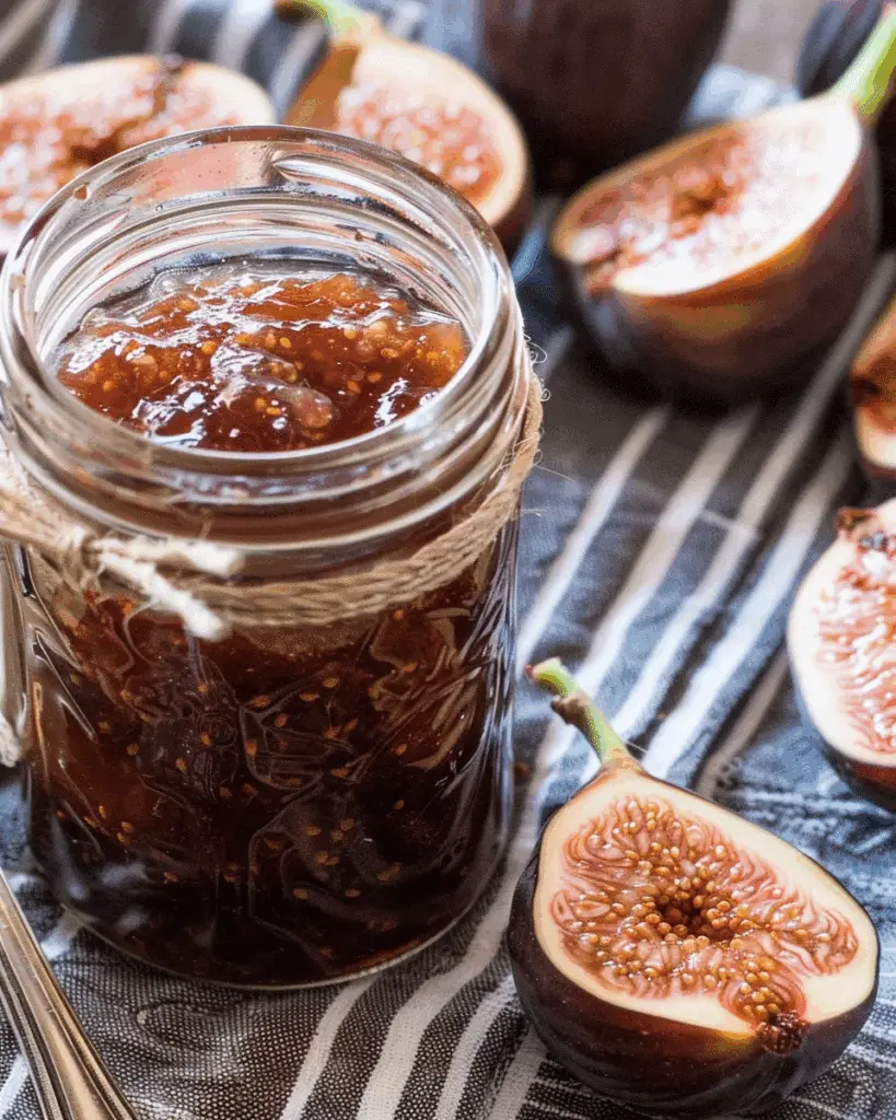 Spiced Fig Jam for Canning