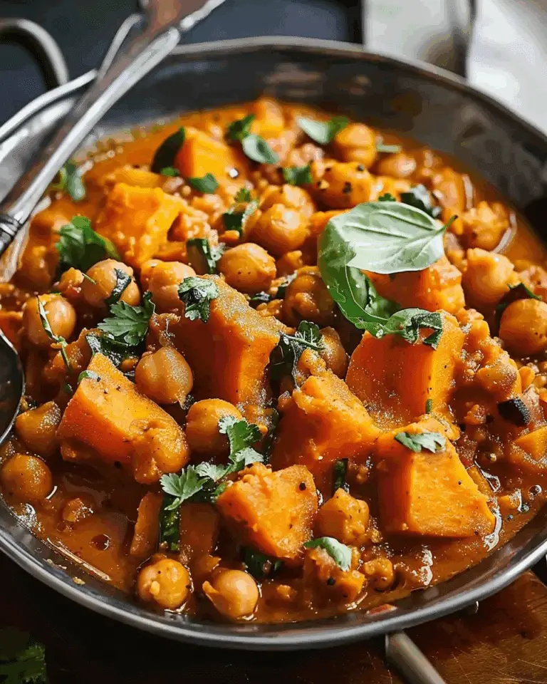 Sweet Potato and Chickpea Curry
