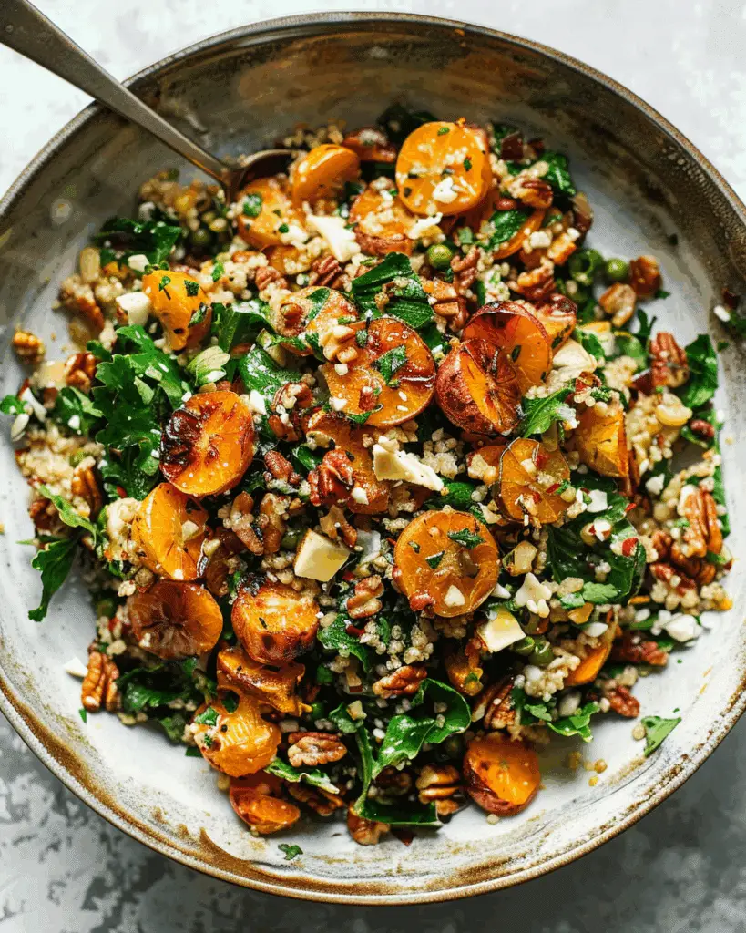 Autumn Glow Salad with Lemon Dressing