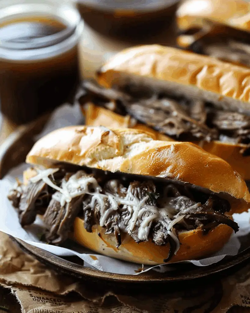 Slow Cooker French Dip