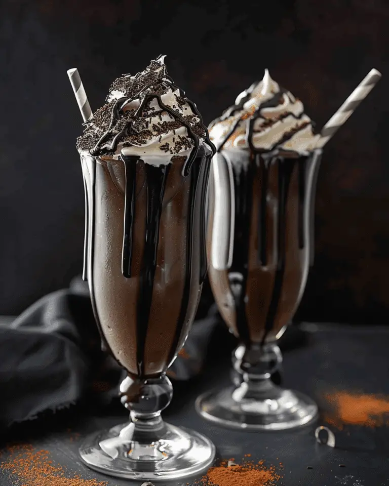 Black Cocoa Milkshake