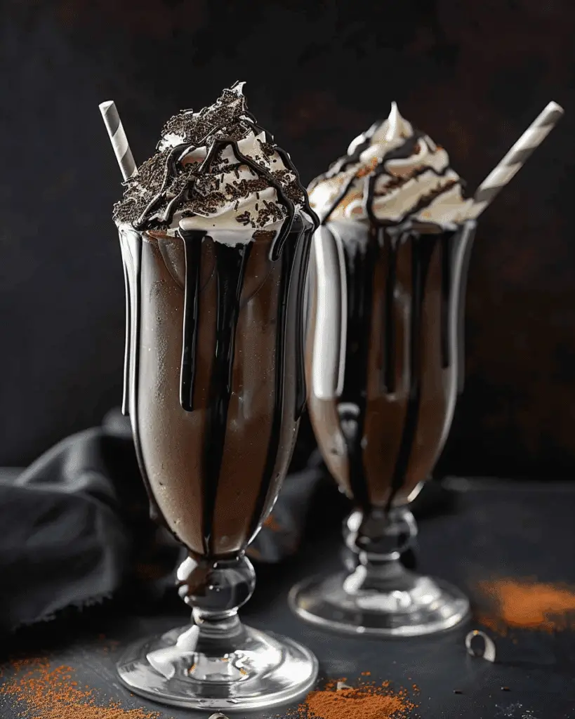 Black Cocoa Milkshake