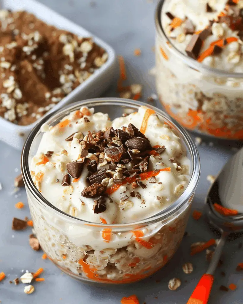 Carrot Cake Overnight Oats