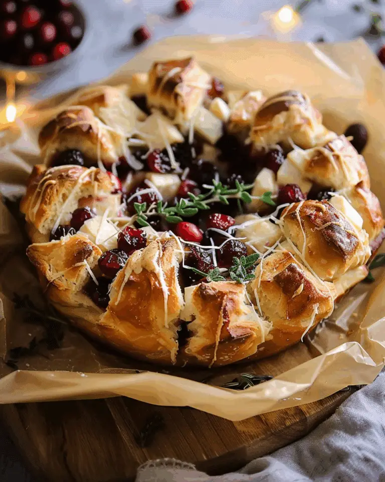 Cranberry Brie Pull-Apart Bread