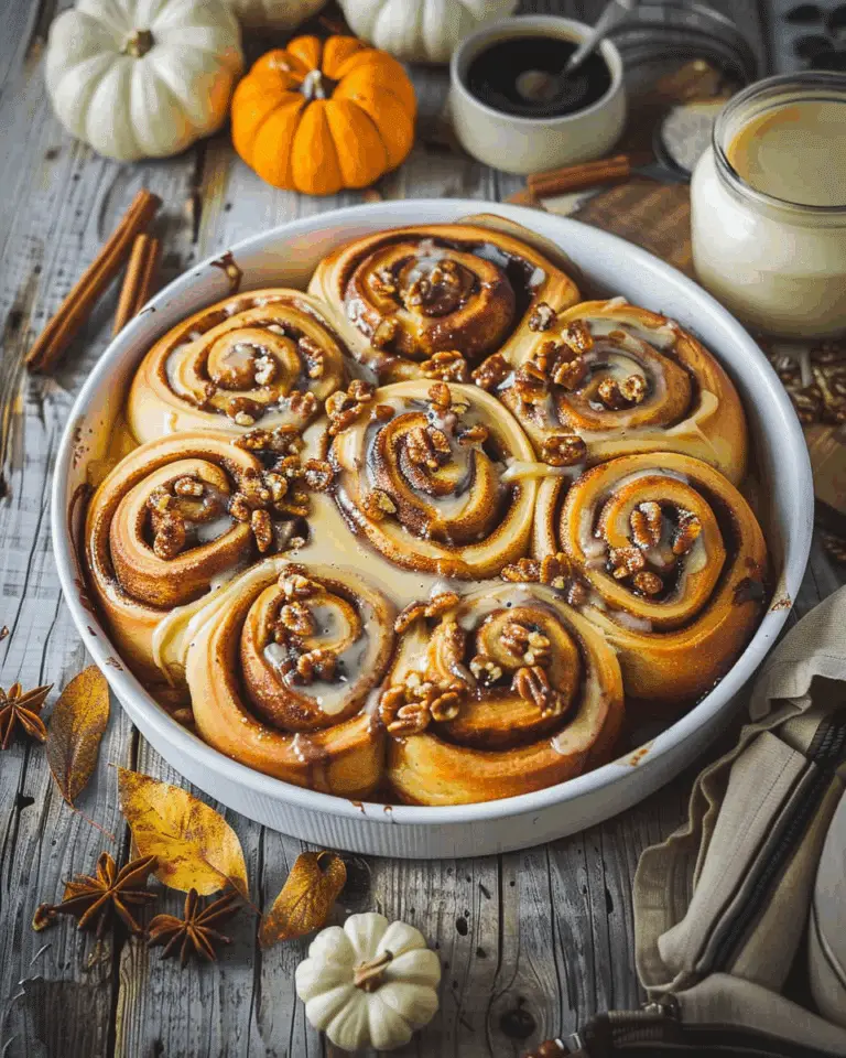 Easy Maple Banana Pumpkin Cinnamon Rolls