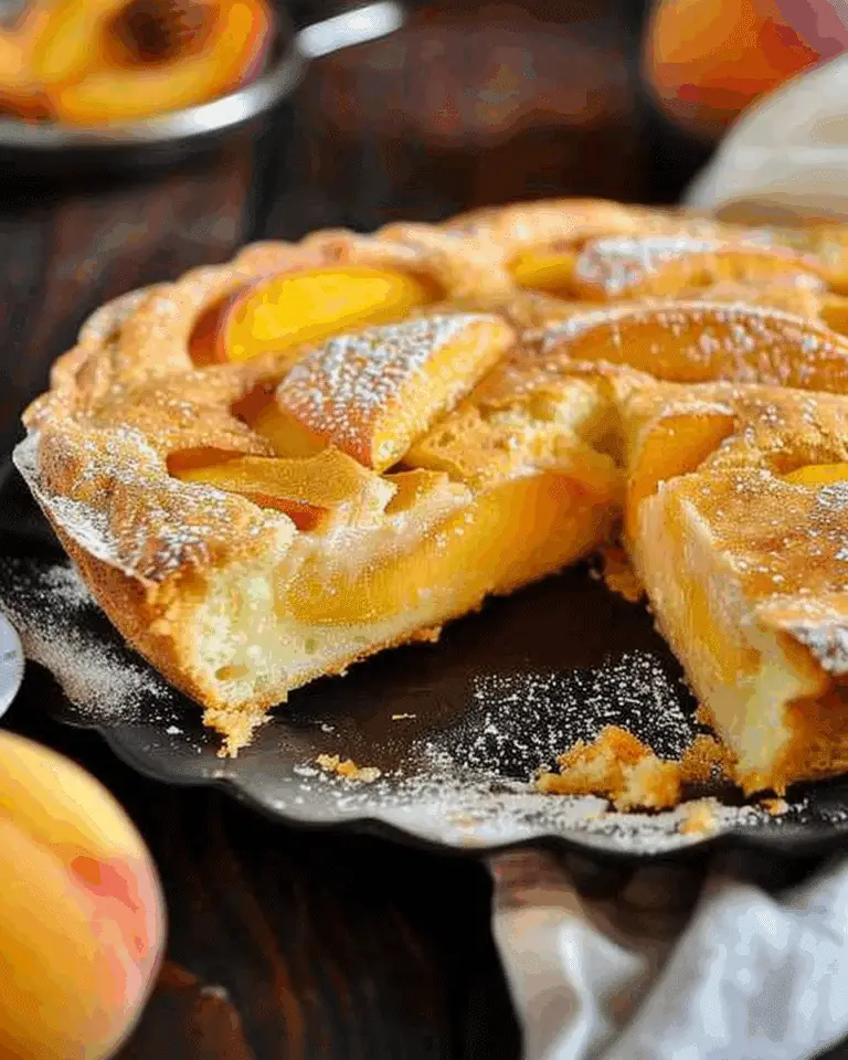 Fresh Peach Kuchen