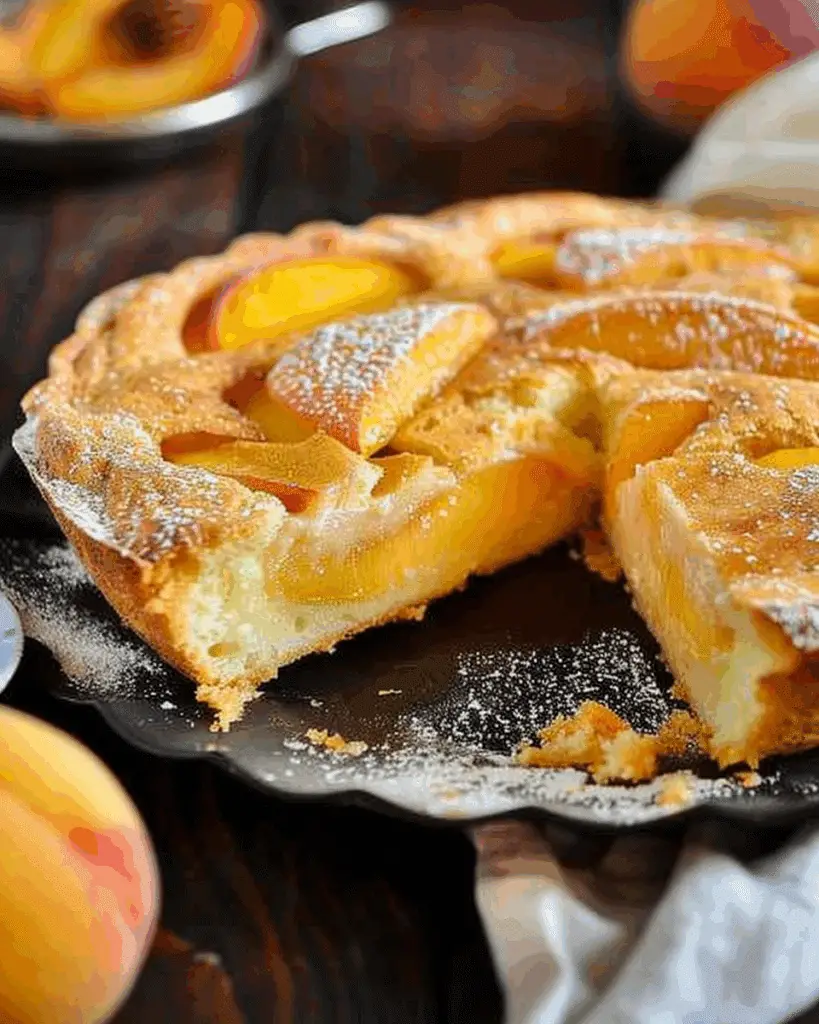 Fresh Peach Kuchen