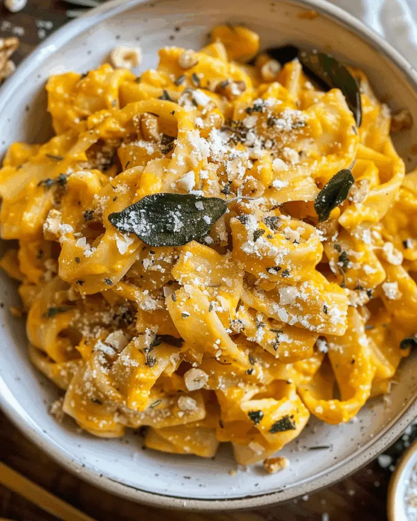 Easy Creamy Gluten-free Pumpkin Pasta