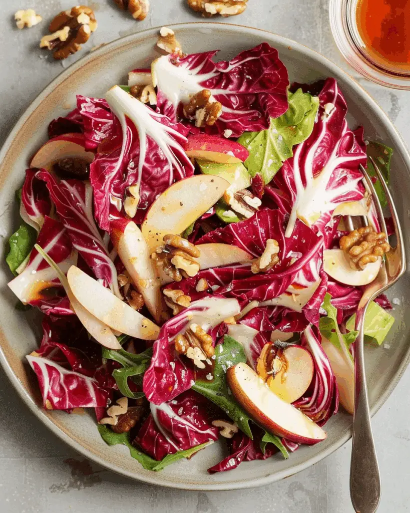 Radicchio Salad with Apples and Walnuts