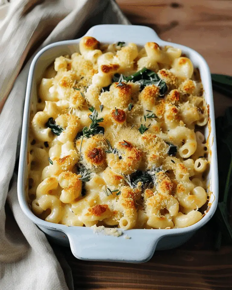 Mac and Cheese with Greens