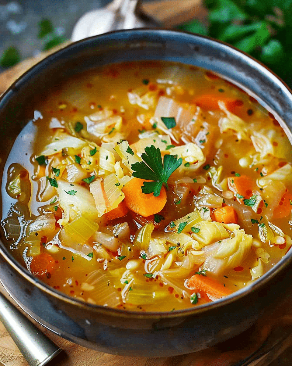 Easy Fat Burning Cabbage Diet Soup
