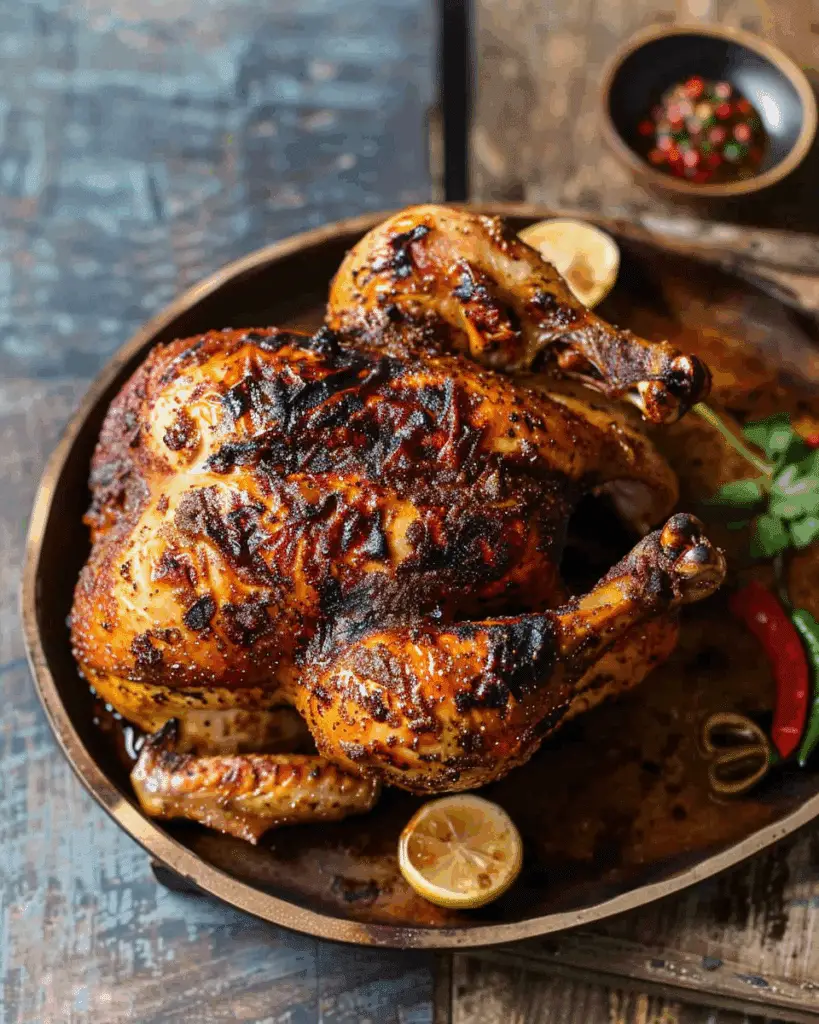 Grilled Whole Chicken