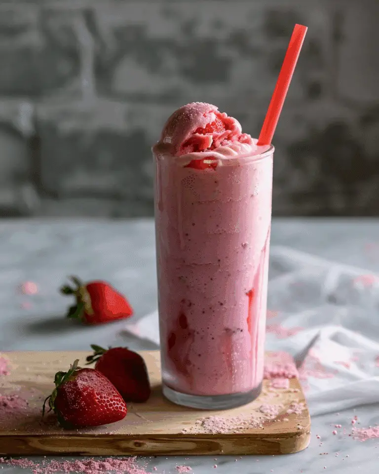 Frozen Strawberry Milk