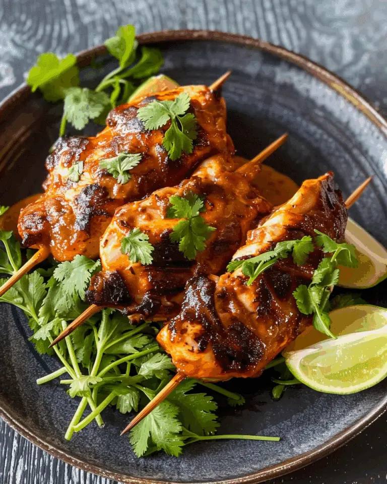 Baked Chicken Satay