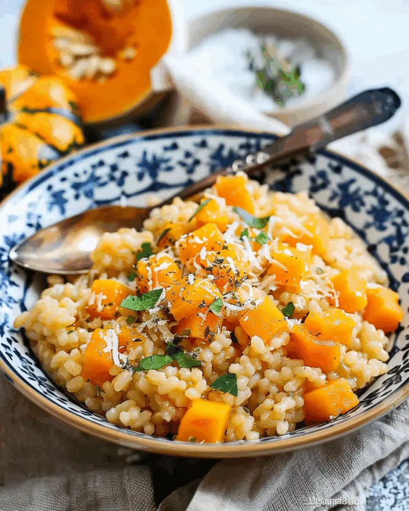 Butternut Squash Risotto with Barley