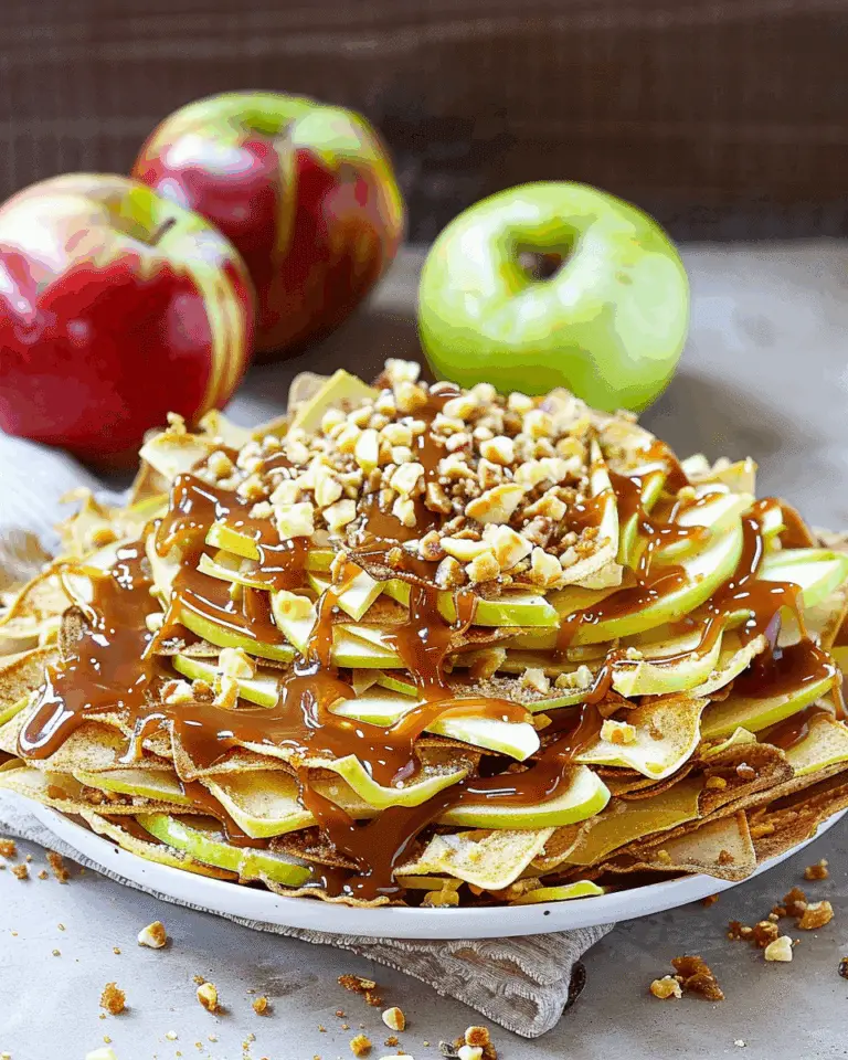 Caramel Apple Nachos