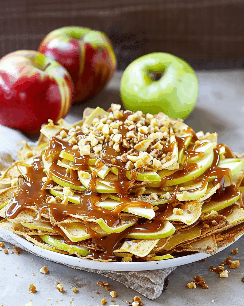 Caramel Apple Nachos