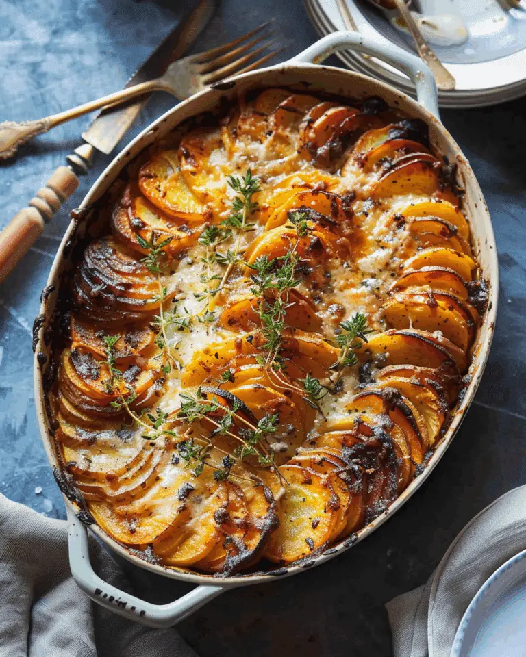 Cheesy Root Vegetable Gratin
