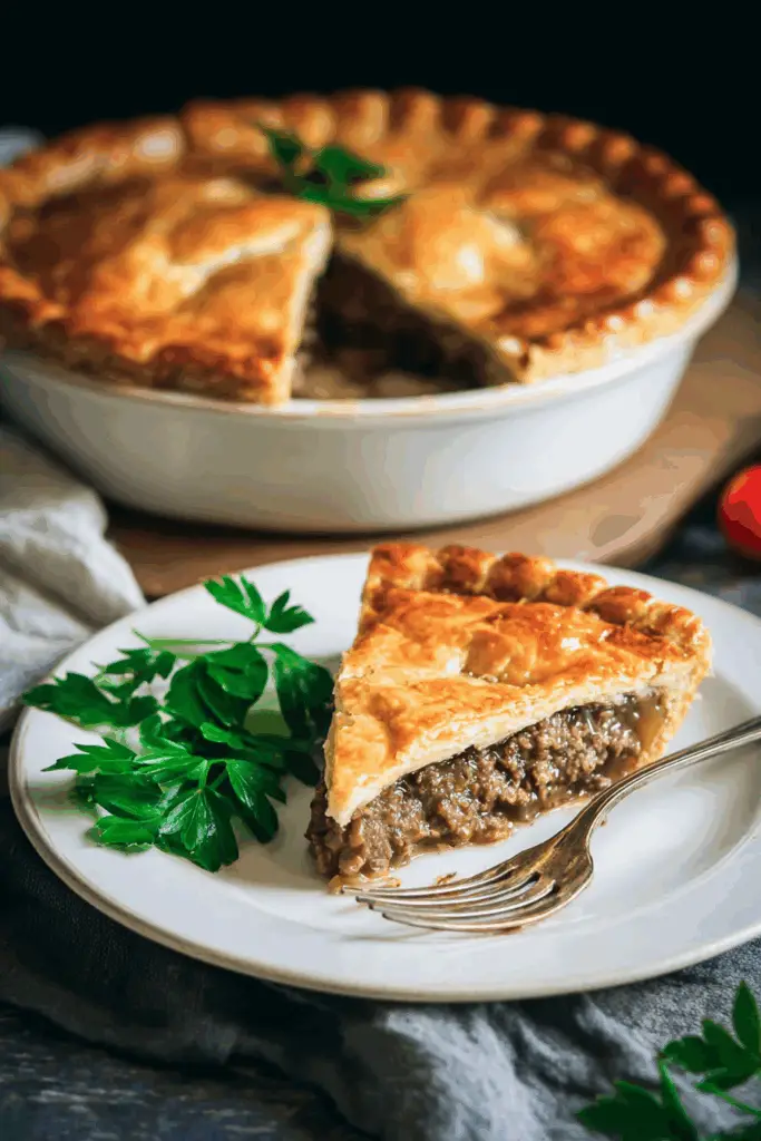 French Canadian Meat Pie: Tourtière