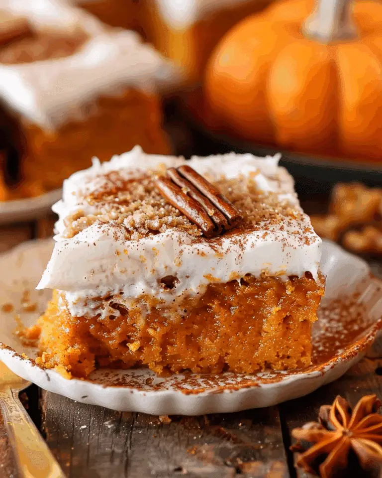 Pumpkin Poke Cake