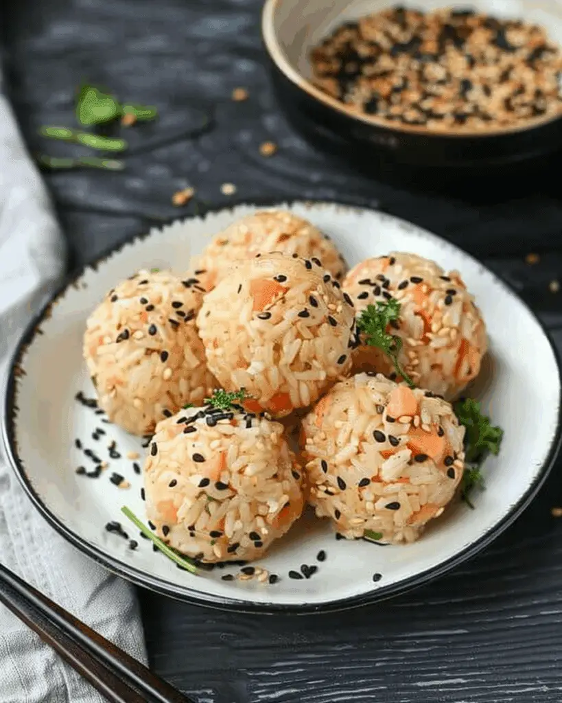 Salmon Rice Balls