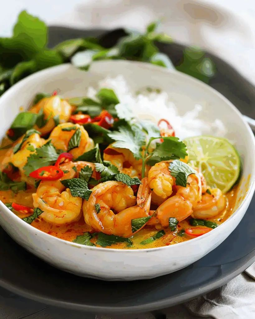 Shrimp with Coconut Milk