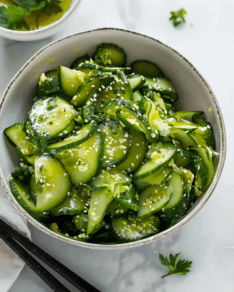 Smashed Cucumber Salad