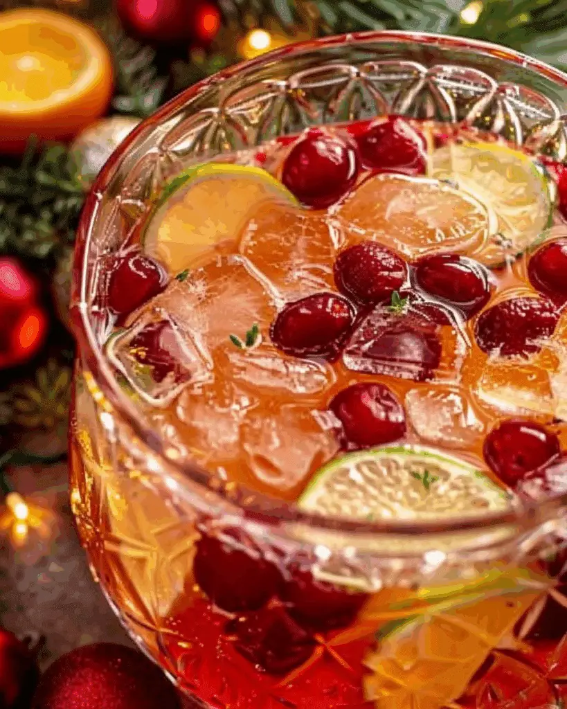 Sparkling Holiday Punch