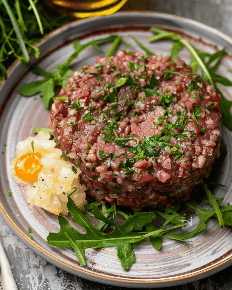Ari’s Easy Homemade Steak Tartare