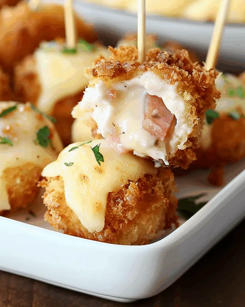 Chicken Cordon Bleu Bites