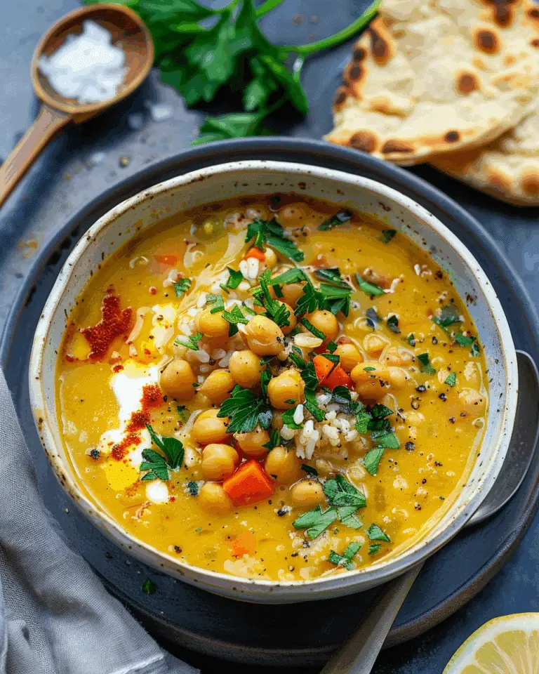 Golden Chickpea Soup