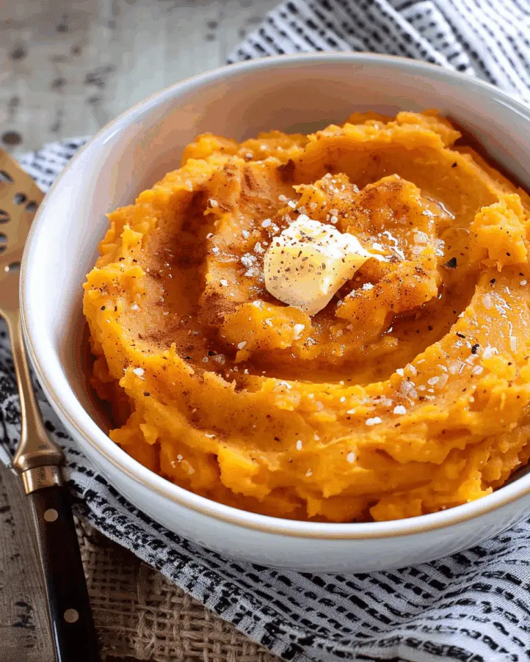 Honey Butter Mashed Sweet Potatoes