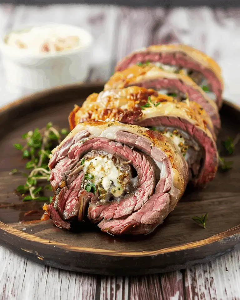 Italian Flank Steak Pinwheels
