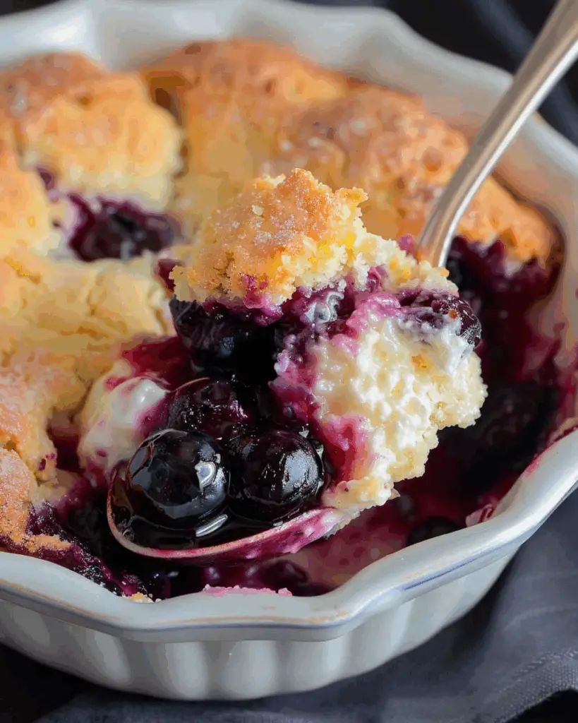 Keto Blueberry Cobbler