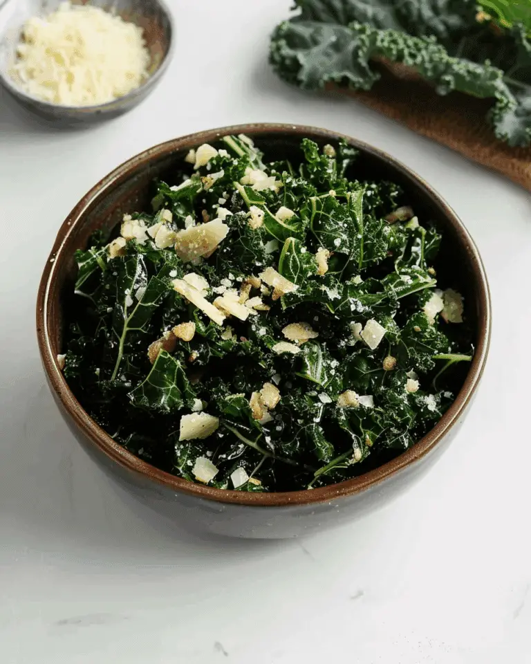 Sautéed Kale with Garlic and Parmesan