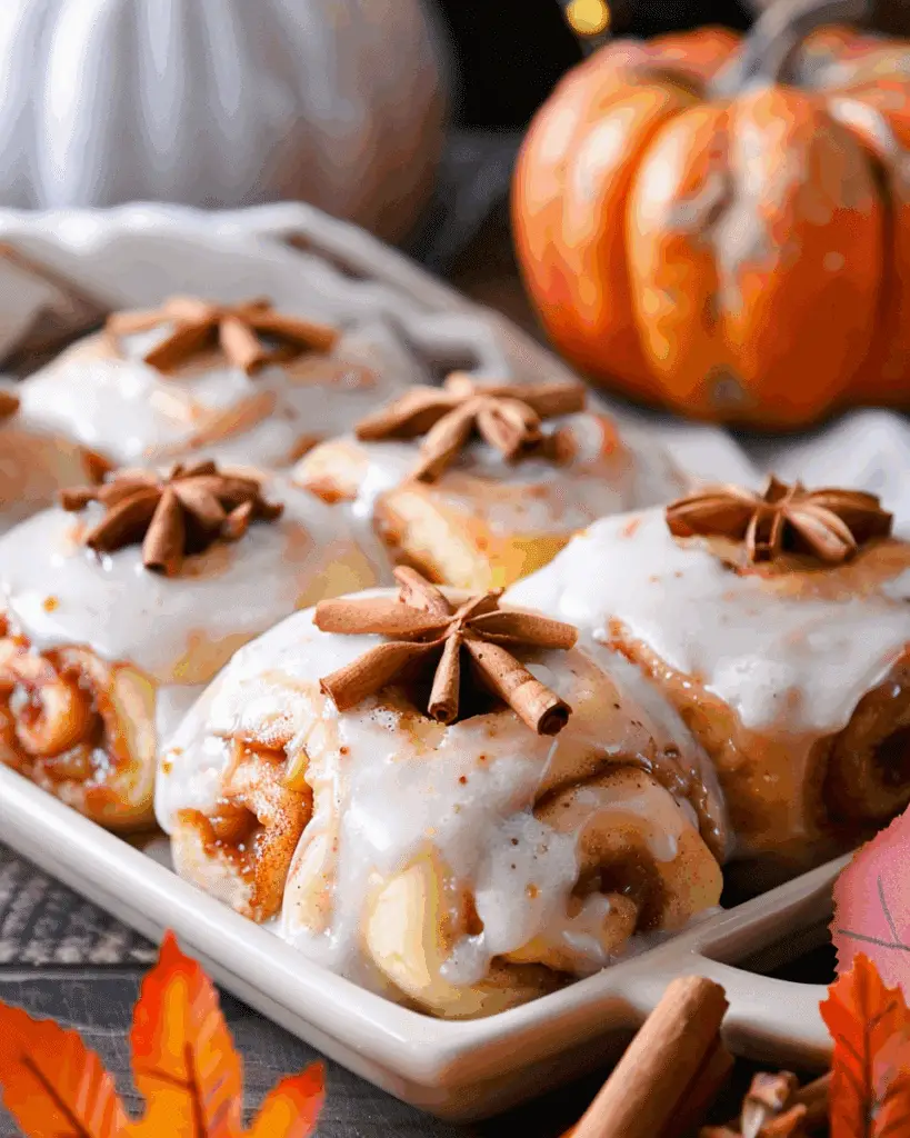 Apple Cinnamon Pumpkin Rolls
