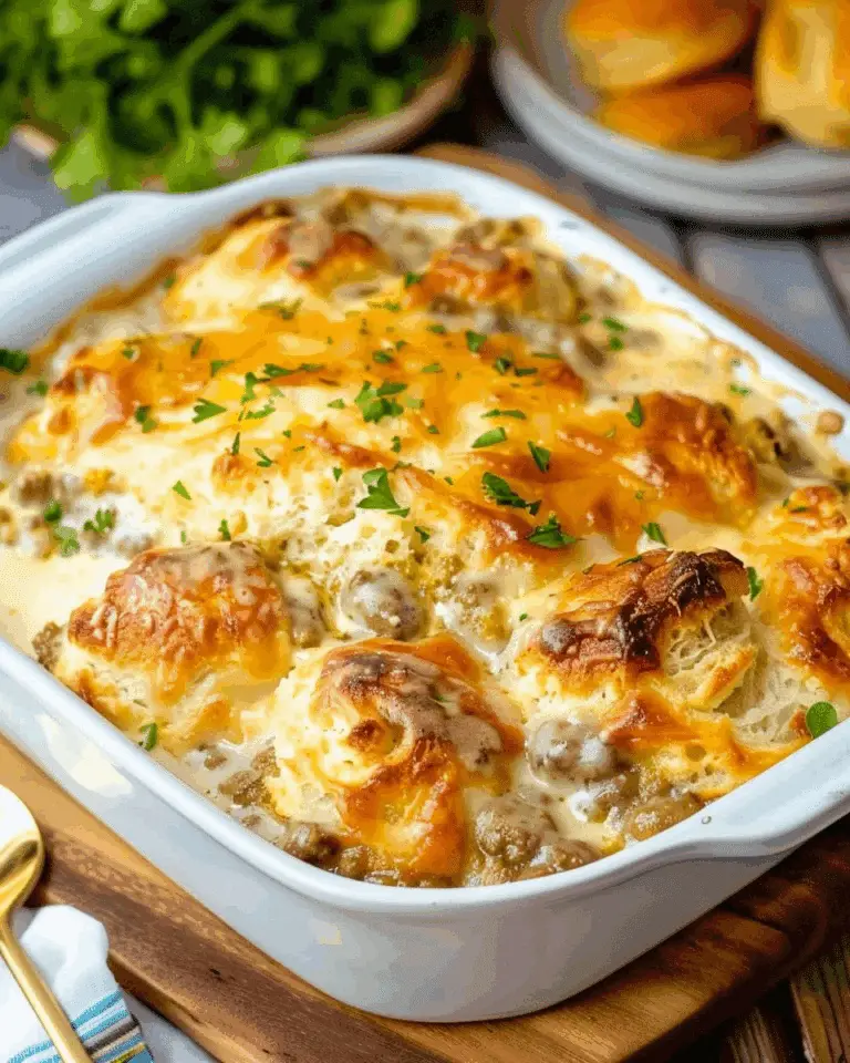 Biscuits and Gravy Casserole