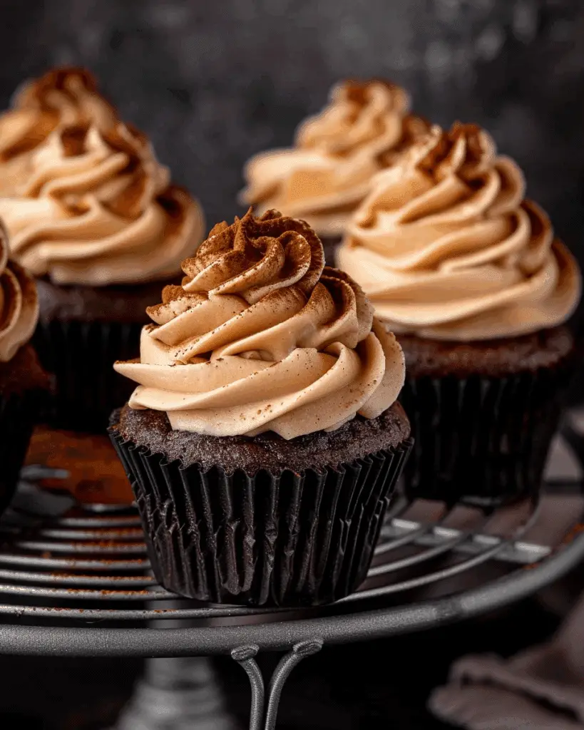 Chocolate Pumpkin Cupcakes