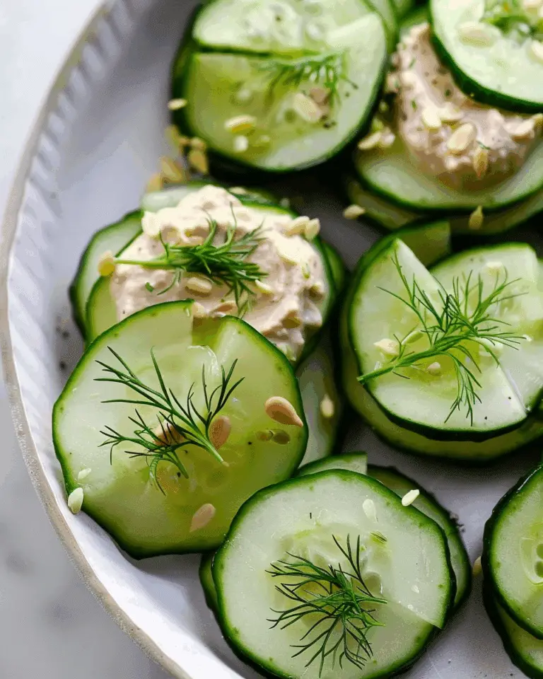 Cucumber Slices with Smoky Sunflower Seed Pâté