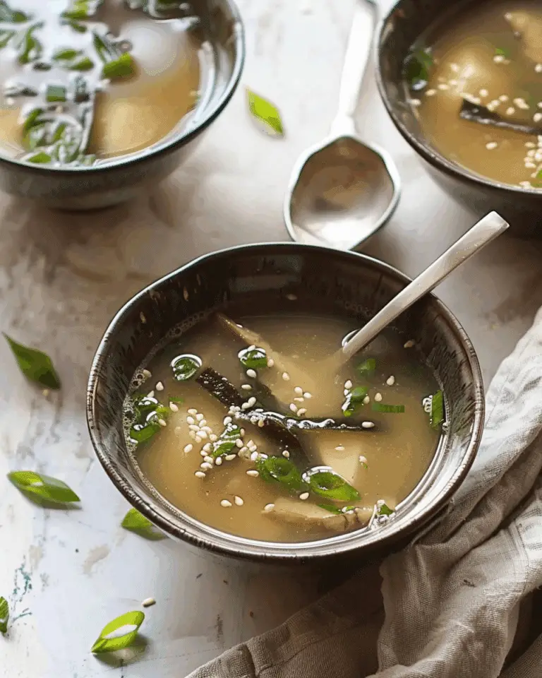 Easy Miso Soup (Japanese Clear Soup)